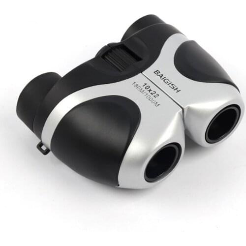 Outdoor mountaineering tourism telescope 10*22 blue film low-light night vision handheld variable power binoculars