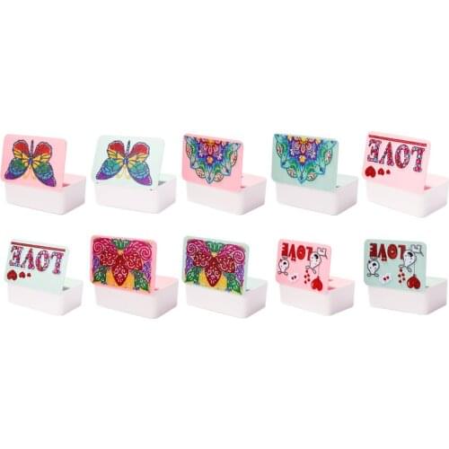 5d Diy Diamond Painting Tissue Box Rhinestone Drawing Picture Paper Case Mosaic Kit Handmade Art Craft For Home Office Car