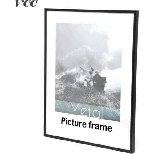 DIY Picture Frame For Wall Poster Frame Metal 40X50 50X60 40X60 Wall Art Decorative Metal Photo Frame,No glass and black