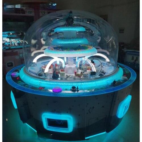 Neofuns 6 Seats Gift Machine Artificial Supply Gift Golden Finger Family Entertainment Prize Machine for Kids