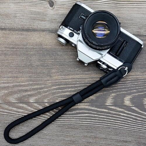 22.5cm Handmade nylon Digital Camera Wrist Hand Strap Grip Braided Wristband for Fuji X-T20 X-T1 X-T2 X-E3 X-T10 X-H1 X-A2