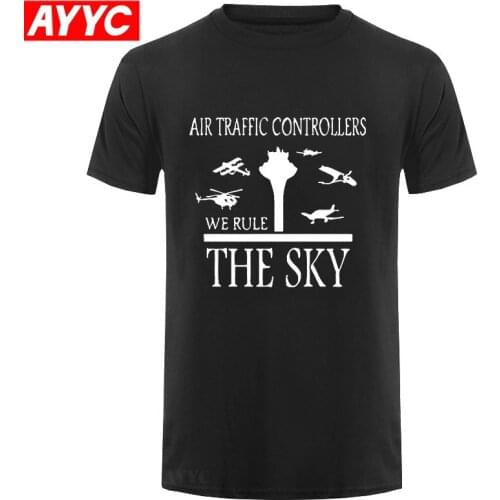 New Arrival Brand Clothing Air Traffic Controller Funny Job T Shirt The Plane Controller T shirt Men