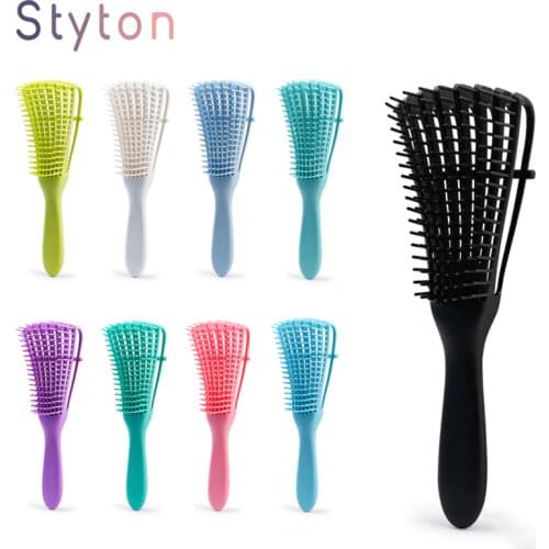 STYTON 1 Pc Professiona lCurved Shaver Hair Clipper Cutting Comb Barber Flat Top Comb Anti-static Barber Hairdressing Brush