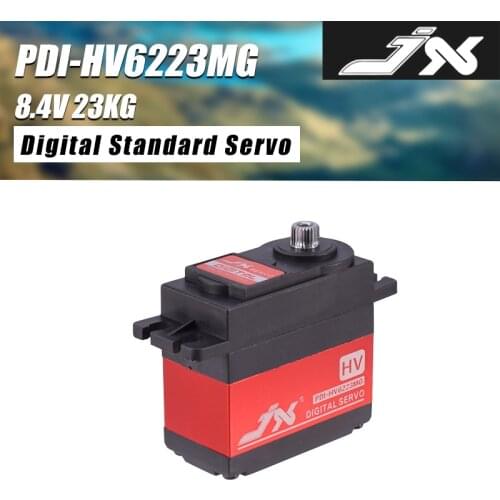 JX Servo PDI-HV6223MG 8.4V 23KG 0.16 sec Metal Gear Digital Standard Servo for RC Car Robot Airplane Aircraft Parts