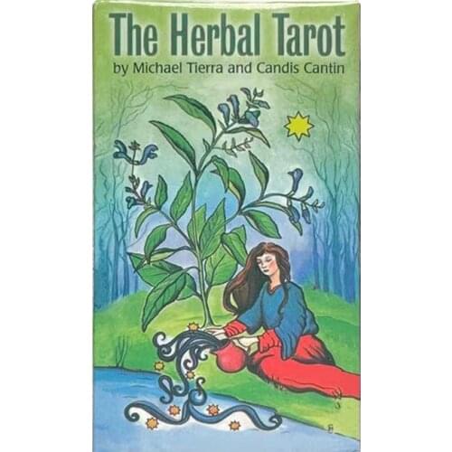 The Herbal Tarot Cards English Version Oracle Divination Fate Game Deck Table Board Games Playing Card With PDF Guidebook