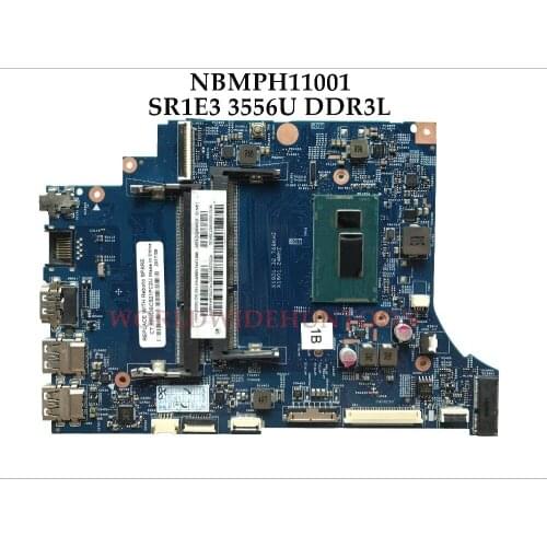 High quality laptop motherboard NBMPH11001 For acer aspire V3-331 VA30-HB MB 13334-1 448.02B15.0011 SR1E3 3556U Fully Tested