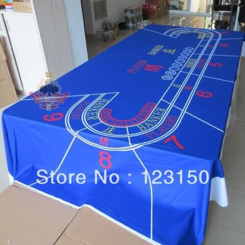 WP-012 Professional Water Resistant Poker Table Cloth, Casino Layout Game Cloth 1PC