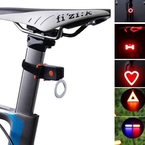 Bicycle Taillight USB Rechargeable Mountain Bike Light Night Riding Road Bike Riding Bright Innovative Taillight