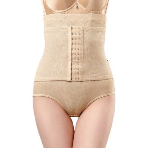 Women Summer High Waisted Trainer Slimming Belt Girls Leggings Body Shaper Corset Waist Closing Belly Pants Thin Sexy Panties