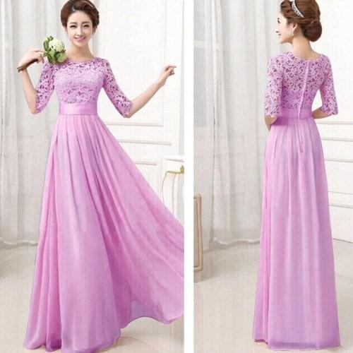 Women Elegant White Sexy Lace Patchwork Party Dress Plus Size Fashion Short-Sleeve Floor Length Winter Casual Long Maxi Dress