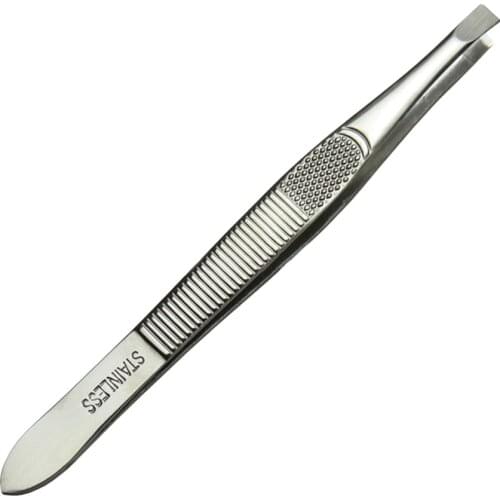 1Pcs Women Eyebrow Face Nose Hair Clip Tweezer Remover Stainless Steel Tweezers Shape Tool Eyebrow Tweezers