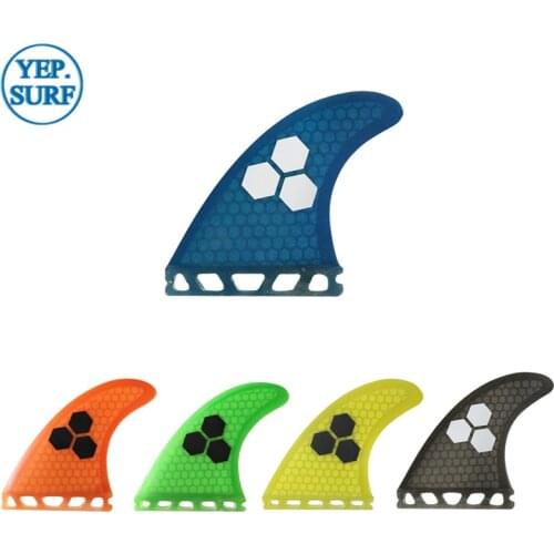 2020 New Yellow/Blue/Orange/Gray/Green color Future G5 Fin Fibreglass Fins Surf Honeycomb Quilhas Paddle Board Surfboard Fins