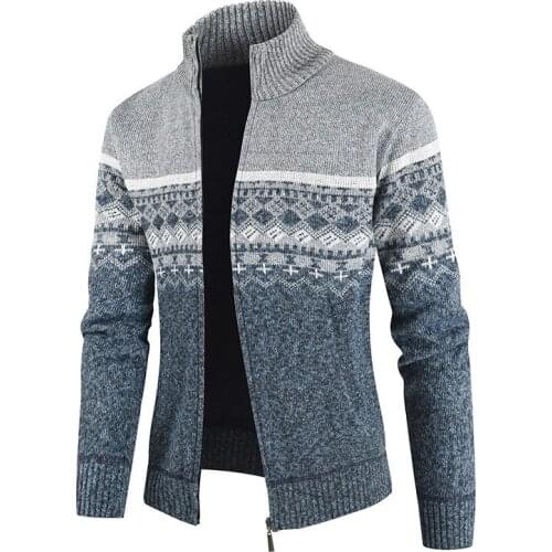 2020Autumn Winter New 4 Colors Plus Size Loose Casual Men Knitted Cardigan Jacket Wild Stretch Men Coat Free Shipping Size M-3xl