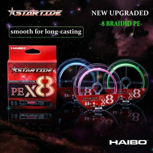 2021 8X 8 Bradid Multifilament Fishing Line 150m Long Casting Trimmer PE Star Line 0.6-2.0 8 Strands Cord Catfish Dynema Line