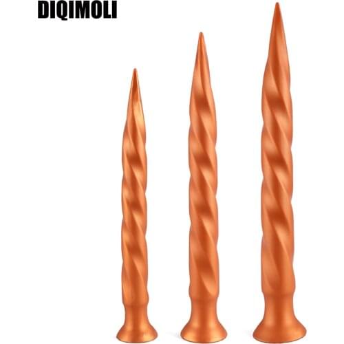Liquid Silicone Overlength Anal Plug Dildos Sex Products Soft Anal Dilator Sex Toys for Stimulation of Anus Extra Long Butt Plug