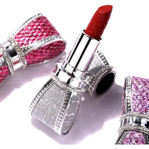 Angels temptation bow lipstick carved mermaid matte lipstick female students make-up beauty makeup