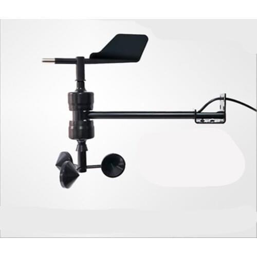 CALT Integrated wind speed and direction sensor YGC-FSFX wind vane ABS 3cup anemometer