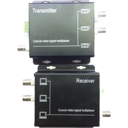 Video RS485 function 1 Channel Video Multiplexer w/ Common-Cable-Transmission for CCTV Camera by Coaxial Cable up to 600m