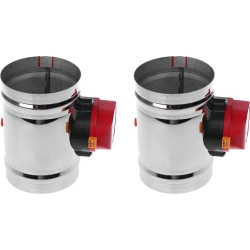 125Mm Stainless Steel Solenoid Valve Stainless Steel Air Valve Air Volume Control Valve Electric Air Valve Stainless Steel Valve