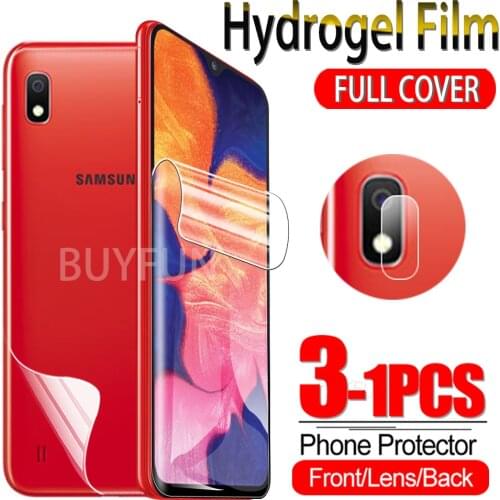 1-3PCS Hydrogel Film For Samsung Galaxy A10 A10S A10E Screen Protector Sumsung A 10 10S 10E Water Gel Soft Film Camera Glass