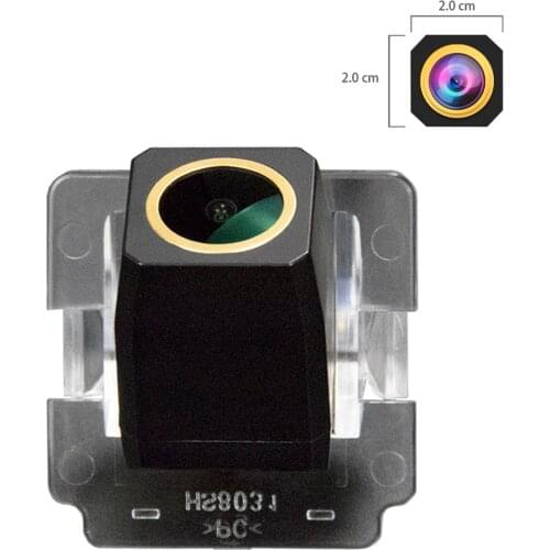 Misayaee Golden HD Car Rear View Backup Camera Original Reverse Hole for Mitsubishi Outlander XL Citroen C-Crosser Peugeot 4007
