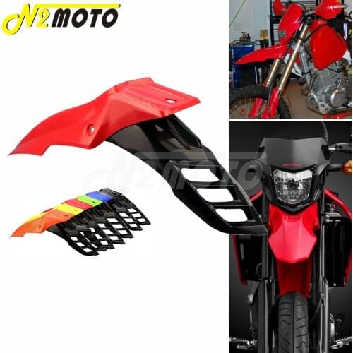 14 Colors Supermoto Evo Red Front Fenders For Honda Yamaha Suzuki DRZ KX YZ WR XR CRF 125 250 450 500 Dirt Bike Mudguard