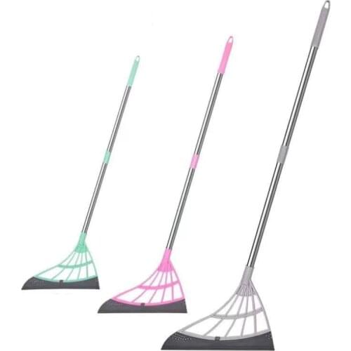 Free shipping Magic Wiper Broom Wipe Squeeze Silicone Mop for Wash Floor Clean Tools Windows Scraper Pet Hair Non-Stick Sweeping