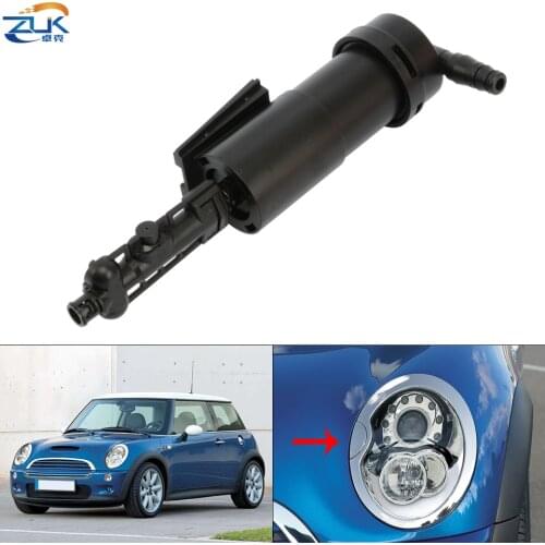 ZUK Headlight Washer High Presure Pump Nozzle Spray For BMW MINI Hatchback 3 Door One Cooper 2001-2006 R50 R52 R53 Cleaning Jet