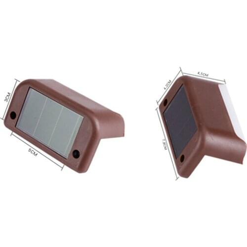 Outdoor Led Solar Garden Light Waterproof IP65 Sense Walkway Light Infrared Sensors Lamp Fence Garden Pathway Wall Light