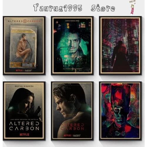 New Altered Carbon Season Wall Prints Kraft Paper Poster Bar Cafe Living Room Dining room Decorative Paintings