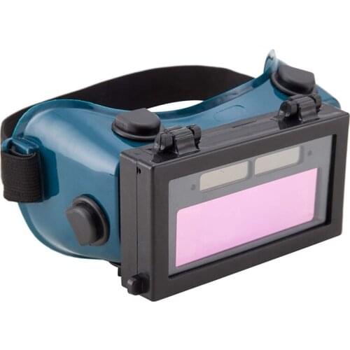 Auto Darkening Welder Welding Eyes Goggles Glasses Helmet Mask Eyeshade Patch Eyes Workplace Goggles (Dark Green)