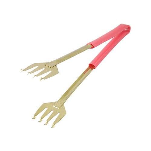 AGP BGA Stainless Steel Tin Soldering Pot Gold Tone Clamp Clip