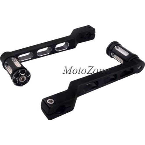 Motorcycle Left & Right CNC Cut Heel/Toe Gear Shifter Pedal Shift Lever + Shifter Pegs Suit For Harley Touring Softail