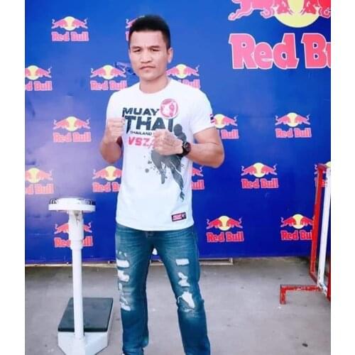 VSZAP Thai boxing Wang xinmani fitness fighting MMA sports T-shirt fighting Sanda fighting mens short sleeves