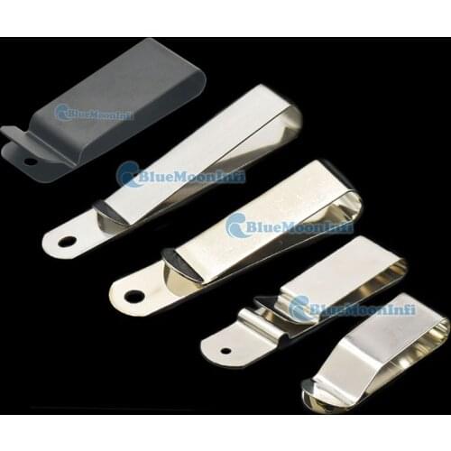 10 20 25 Pcs Metal Holster Sheath Belt Clip Clasp Spring Hook Buckle Keyring Leather Craft Nickle Black 5 Size Choice