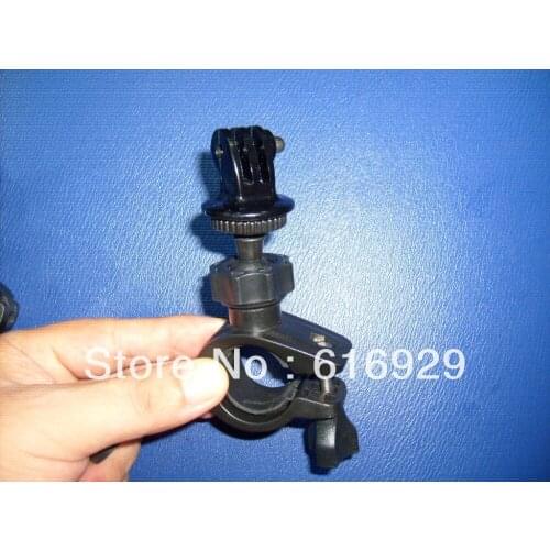 10pc/lot Motorcycle/Bike/ATV Handlebar Mount Holder Camera+Black Camera Support FOR Gopro HERO series Mount Adapter