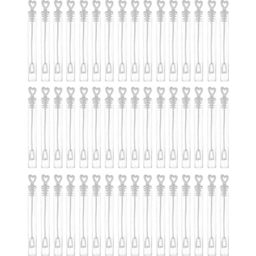 48pcs/lot Empty Bubble Soap Bottles Wedding Favors Baby Shower Birthday Party Decoration Kids Toy Bubbles Maker Outdoor Toys