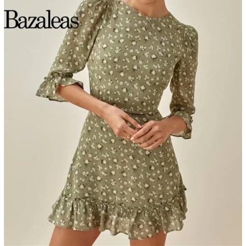 Summer Dresses With Sleeves Bazaleas China