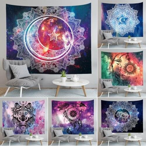 Bohemian Mandala Tapestry Vintage Wall Hanging Sandy Beach Throw Rug Blanket Camping Tent Travel Yoga Mattress Mandala Tapestry