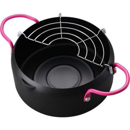 Fryer home Japanese small fryer Pots Japanese chicken induction cooker gas stove universal with filter pans