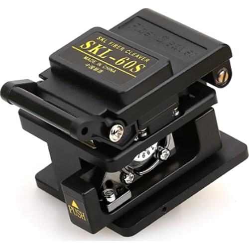 SKL-60S Fiber Cleaver Cable Cutter 3-In-1 Fixture of Bare Optical Fiber for Leather Optical Cable Tail Jump