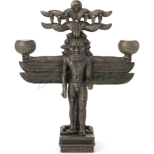 Cold cast copper creative display candlestick Egyptian monster birthday litte factory direct sales export boutique sales