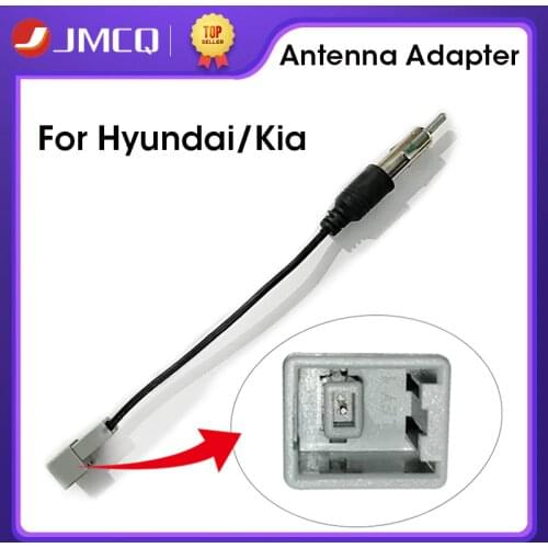 JMCQ Car Radio Wire Cable For Hyundai Santafe Kia Cerato2 Cerato3 Sportage Connector Antenna Adapter