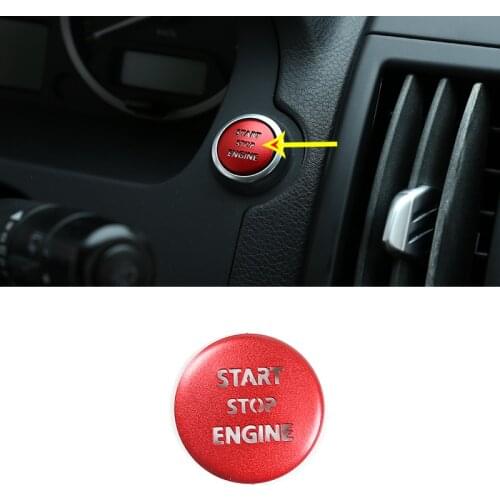 Car Start Button Decoration Cover Ignition Switch Protection Sticker Engine Start Stop Switch ButtonFor Land Rover Freelander 2