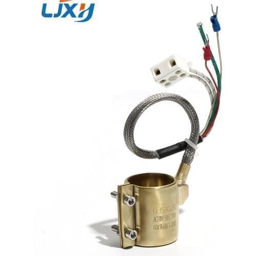 LJXH Brass Band Heater Electric Heating Ring 30x30mmm Inner Diameter x Height with J Thermcouple