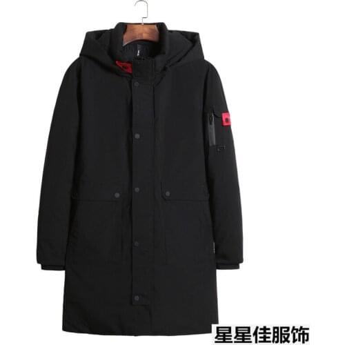 10XL 9XL 8XL 6XL Winter Mens X-Long Coat Exquisite Arm Pocket Men Solid Parka Warm Cuffs Design Breathable Fabric Jacket