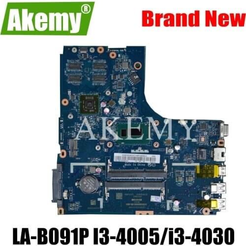 New Mainboard For Lenovo Ideapad B50-70 Laptop Motherboard ZIWB2/ZIWB3/ZIWE1 LA-B091P I3-4005 i3-4030 2GB GPU
