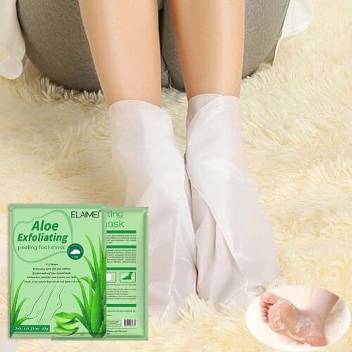 Foot Peel Mask Exfoliating Callus Dead Skin Remover Smooth Feet Care for Men Women A7