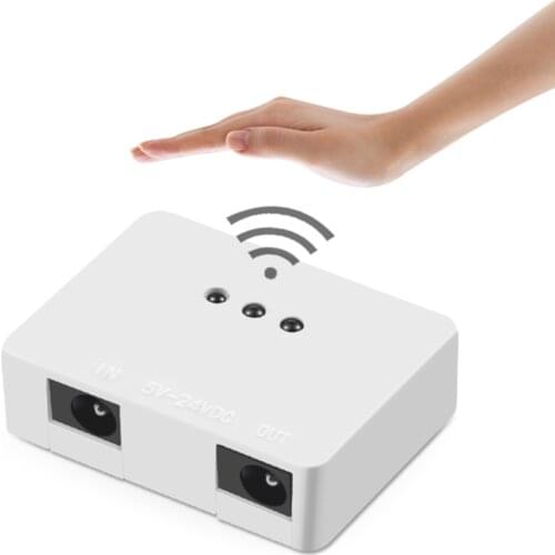 1Pcs LED Dimmable Switch Hand Scan Sensor Switch Hand Waving On/ Off 5A DC 12V/24V Hand Sweep Dimmer Switch Fit