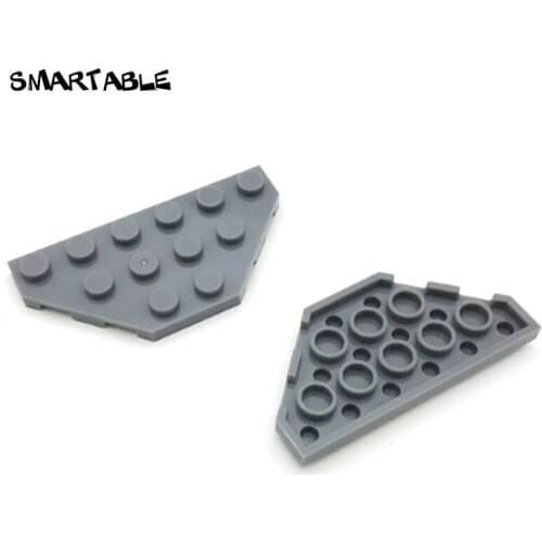 Smartable Wedge Plate 3x6 Building Blocks parts DIY Toys For Kids Compatible All Brands 2419 Technic Toys 30pcs/lot